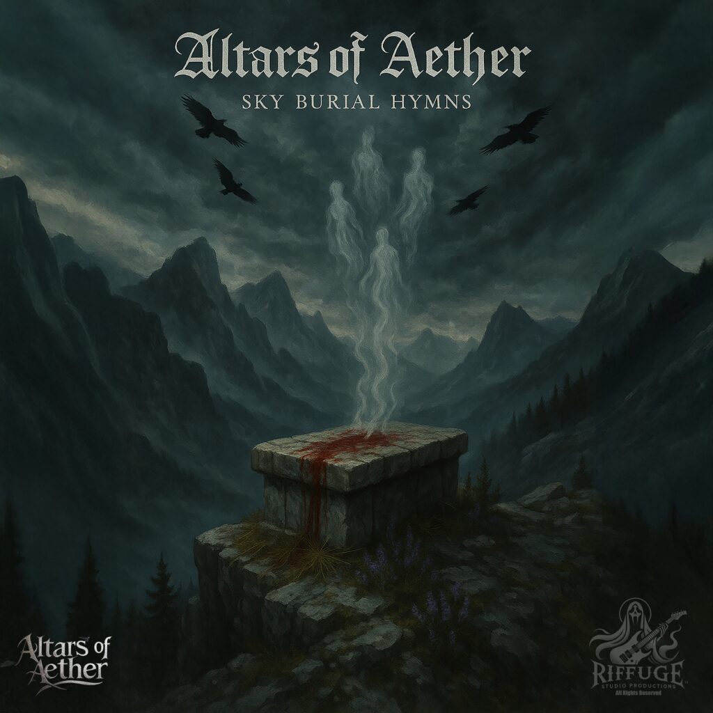 Album Cover for Altars of Aether album - Sky Burial Hymns